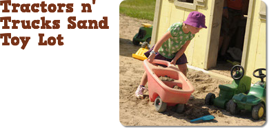 ﷯Tractors n' Trucks Sand Toy Lot
