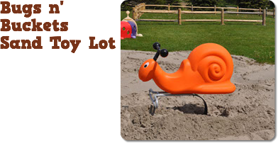 ﷯Bugs n' Buckets Sand Toy Lot

